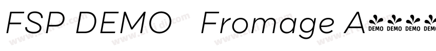 FSP DEMO   Fromage A字体转换